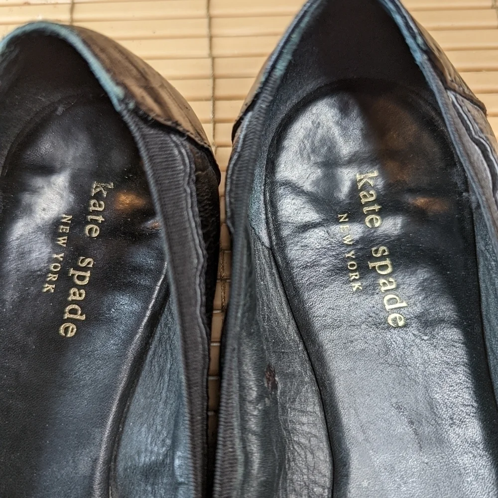 KATE SPADE NEW YORK FAITH bejeweled rhinestone alligator print black leather bal